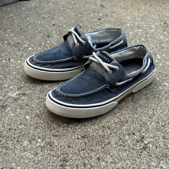 Men’s Sperry Halyard Two Eye Salt Washed Boat Shoe Size 8.5 main image 12